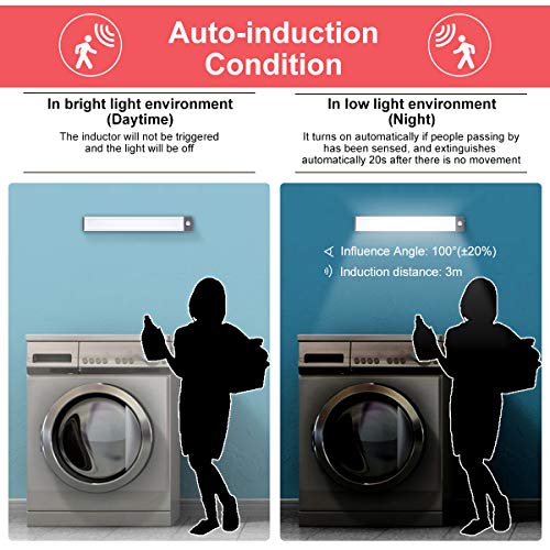 LEPOTEC 30-LED Motion Sensor Cabinet Light - 2 Pack