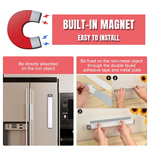 LEPOTEC 30-LED Motion Sensor Cabinet Light - 2 Pack