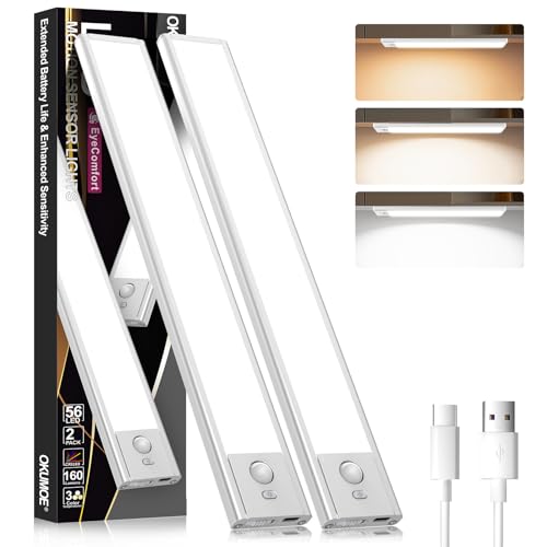Okumoe Premium LED Motion Sensor Under Cabinet Lights