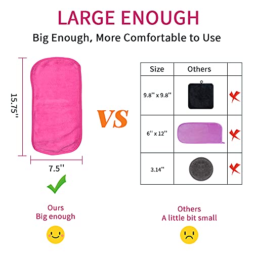 Reusable Makeup Remover Cloths: Microfiber, Fast-Drying Face Towels
