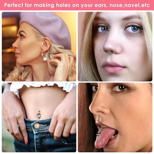 Ear Piercing Kit with 230 Stainless Steel Studs