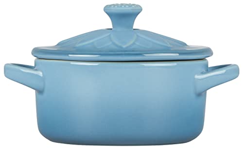 Le Creuset Mini Round Cocotte with Flower Lid