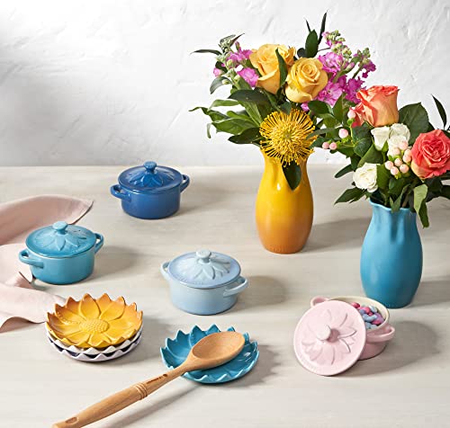 Le Creuset Mini Round Cocotte with Flower Lid