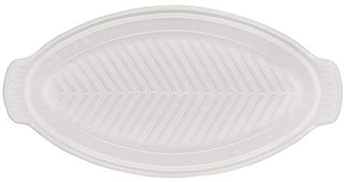 Le Creuset Oval Fish Baker in White, 1.7qt