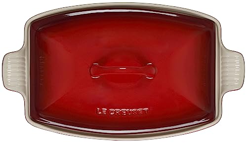 Le Creuset Stoneware Deep Baker with Lid, 4.5 qt