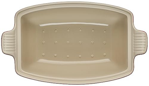 Le Creuset Stoneware Deep Baker with Lid, 4.5 qt