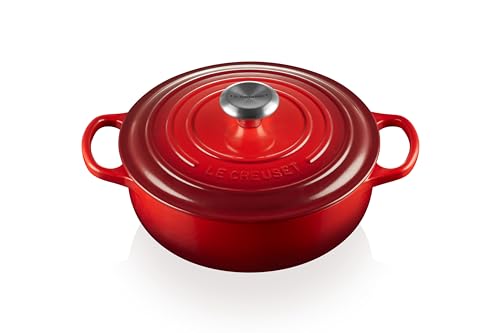 Le Creuset Signature Sauteuse Oven, 3.5 qt., Cerise