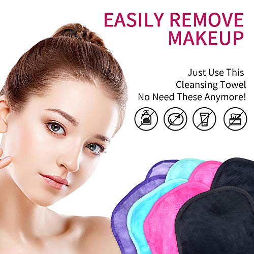 Reusable Makeup Remover Cloths: Microfiber, Fast-Drying Face Towels