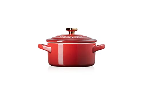 Le Creuset Cerise Stoneware Mini Round Cocotte