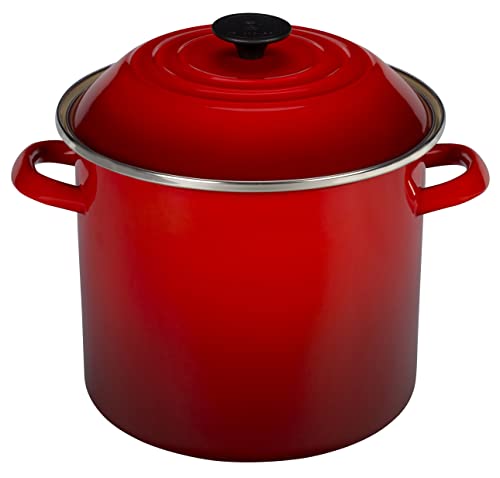 Le Creuset Cerise Stockpot, 10 qt