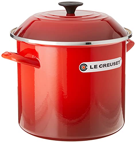Le Creuset Cerise Stockpot, 10 qt