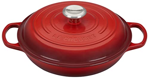 Le Creuset Signature Braiser, 2.25 qt., Cerise Red