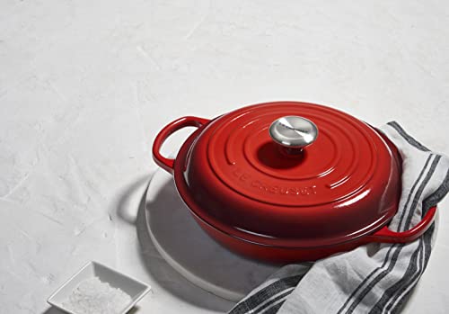 Le Creuset Signature Braiser, 2.25 qt., Cerise Red