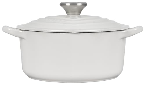 Le Creuset Heart Cocotte, 2 Quart, White