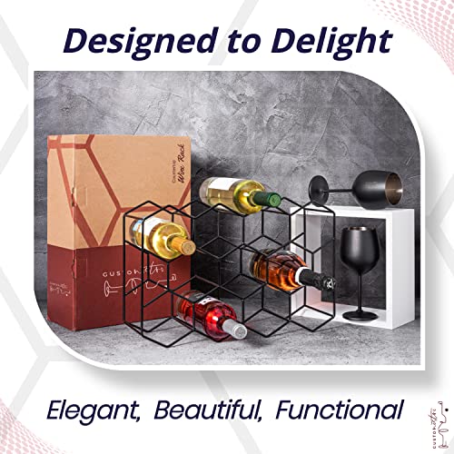 Gusto Nostro Countertop Wine Rack - 14 Bottle Stand