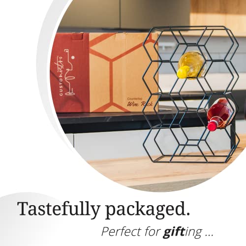 Gusto Nostro Countertop Wine Rack - 14 Bottle Stand
