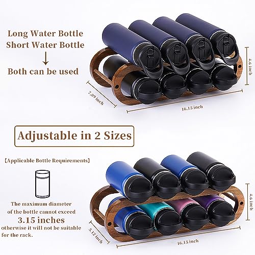2-in-1 Wine Rack and Water Bottle Organizer