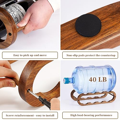 2-in-1 Wine Rack and Water Bottle Organizer