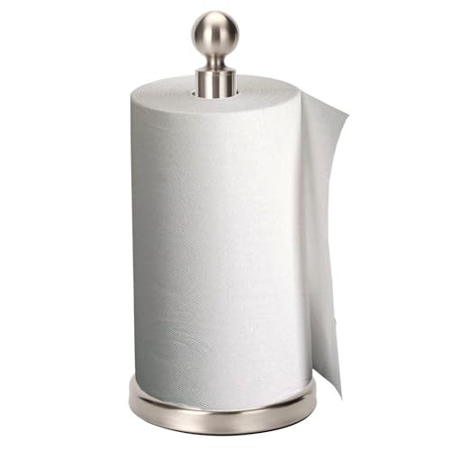 Kalitro Paper Towel Holder Stand, Sturdy Stainless Steel