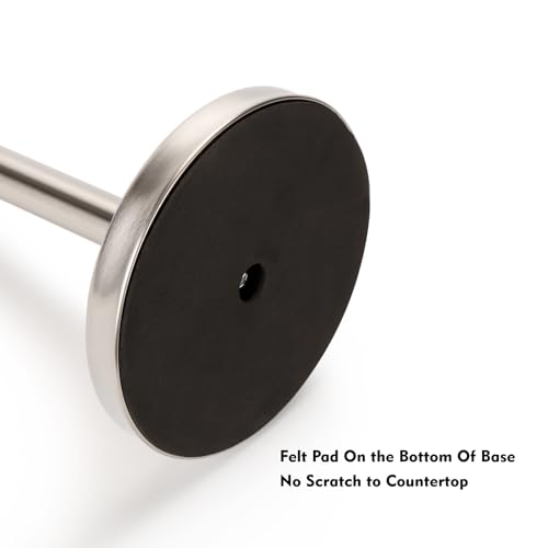 Kalitro Paper Towel Holder Stand, Sturdy Stainless Steel