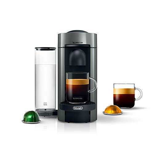 De'Longhi Nespresso VertuoPlus Coffee and Espresso Machine, Grey