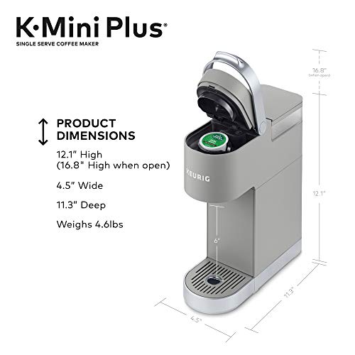 Keurig K-Mini Plus Coffee Maker in Studio Gray