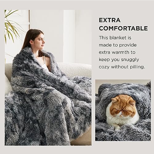 Bedsure Ultra Soft Sherpa Faux Fur Throw Blanket
