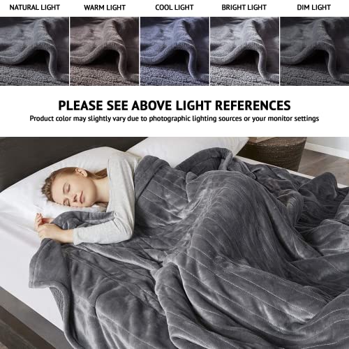 Beautyrest Reversible Sherpa Electric Blanket, Zero EMF, Multi Heat Setting
