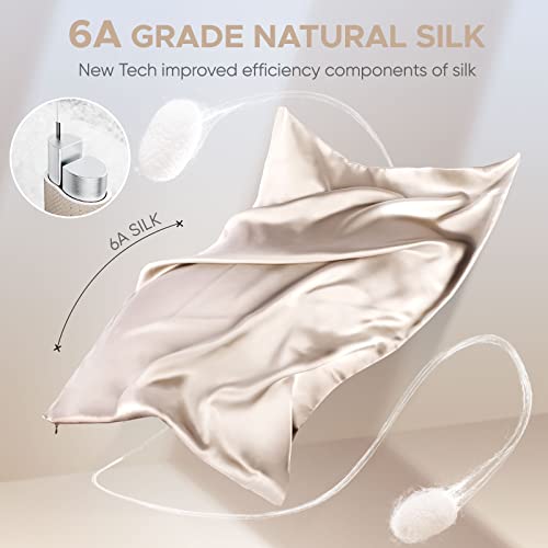 Mulberry Silk Pillowcase - Allergen Resistant, Dual Sided