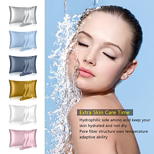 Mulberry Silk Pillowcase for Hair and Skin, Standard Size