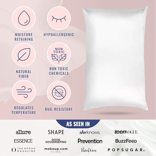 Luxurious Blissy Silk Pillowcase - Silk for Hair & Skin