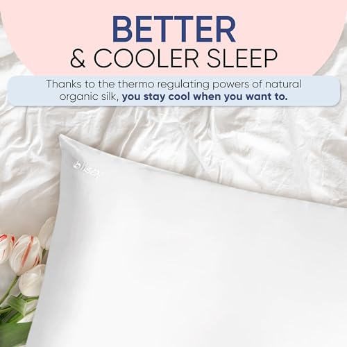 Luxurious Blissy Silk Pillowcase - Silk for Hair & Skin