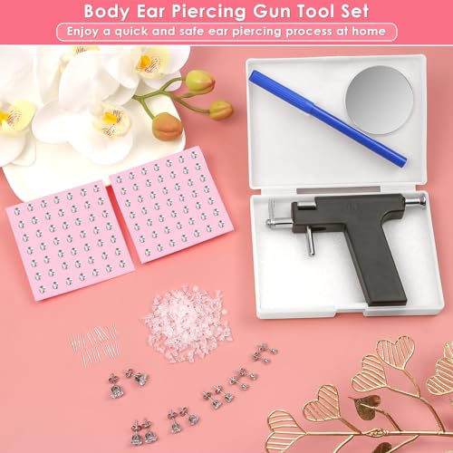Ear Piercing Kit with 230 Stainless Steel Studs