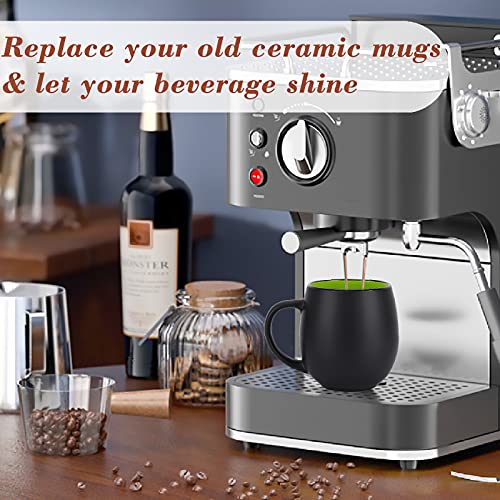 Vivimee 4 Pack Large Ceramic Coffee Mug Sets