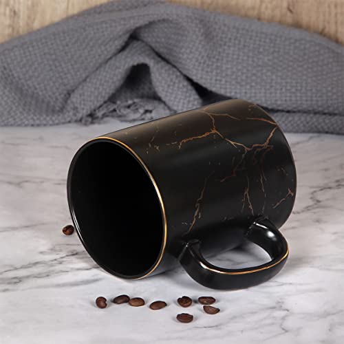 24 oz Oversized Ceramic Black Coffee Mug