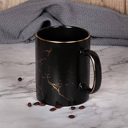 24 oz Oversized Ceramic Black Coffee Mug