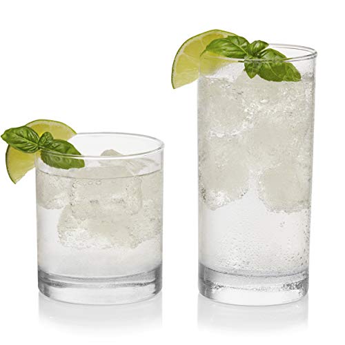 Libbey Province Tumbler and Rocks Glass Drinkware Set