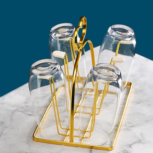 Crystal Highball Water Glasses Set of 6, 15 Oz