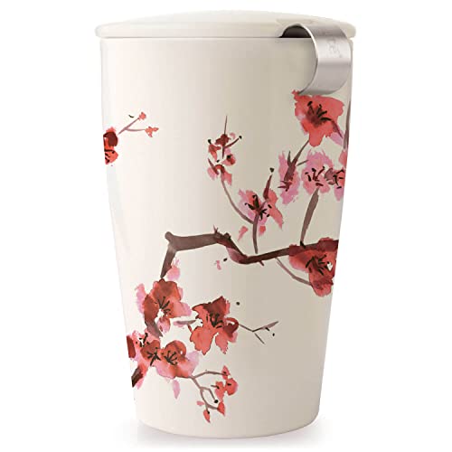 Tea Forte Kati Cup Ceramic Infuser, Cherry Blossoms