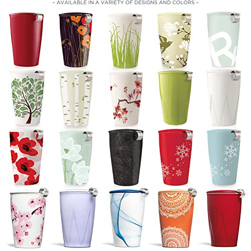 Tea Forte Kati Cup Ceramic Infuser, Cherry Blossoms