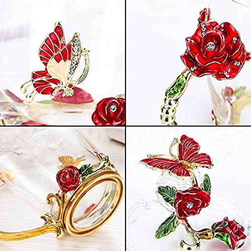 Vivimee 2 Pack Tea Cups with Lids Set