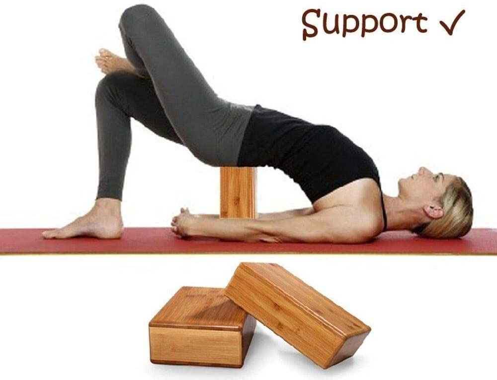 Bamboo Yoga Blocks (2 PCS)
