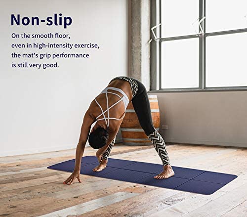 Foldable Eco Friendly Yoga Mat with Carrying Bag