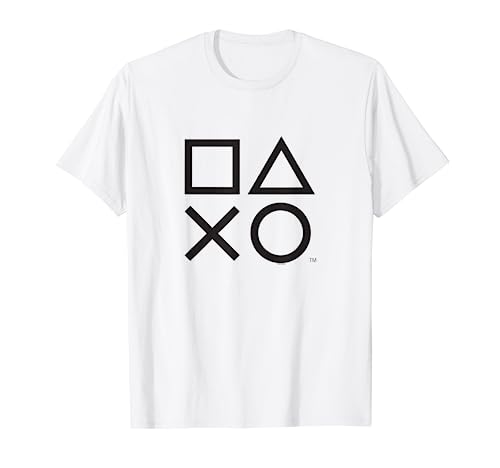 PS5 Gamer Controller Icons Classic Black T-Shirt