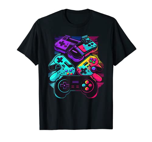 Gamer Controller T-Shirt for PlayStation Video Games