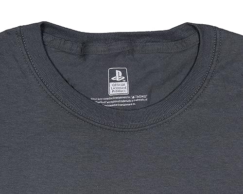 Playstation Men's Graphic T-Shirt, Katakana Design, 2X-Large