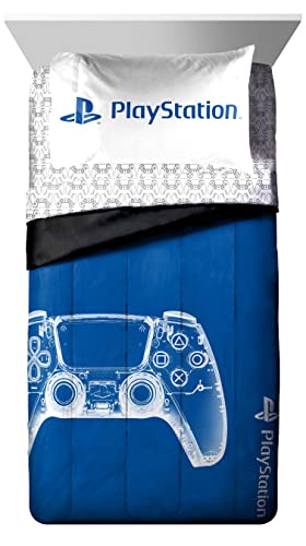PlayStation X-Ray Gamer 5 Piece Bed Set - Comforter & Sheets