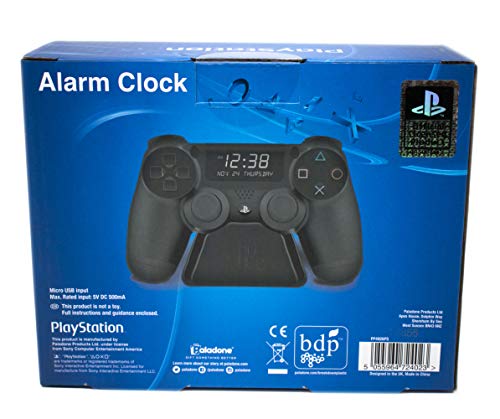 Official Playstation Controller Alarm Clock - Gamer Room Decor