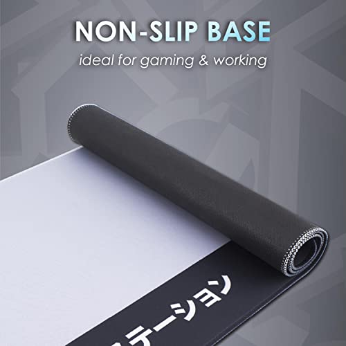 Large Playstation Heritage Gaming Desk Mat, 30 x 80 cm