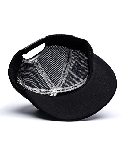Black PlayStation Snapback Hat for Boys